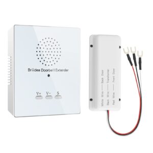 Doorbell Extender - Converts Wired Doorbell to Wireless, 21 Melodies, 500' Range, 105dB for Garage, Basement
