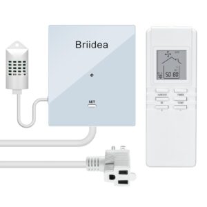 Attic Fan Control Kit - Smart Fan Converter with Temperature & Humidity Sensor for Cool, Dry Attic