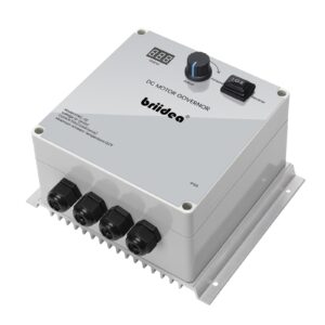 PWM Controller (2nd Gen), 12V-24V 50A DC Motor Speed Controller with Forward-Brake-Reverse Switch, Overheat Protection & Efficient Heat Dissipation for 55 lb Trolling Motors