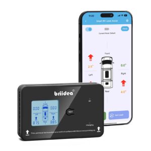 Wireless RV Auto Leveling System, Smart Bluetooth App Control, 5 Custom Preset Modes, Dual Power Supply, Easy DIY Installation for Motorhomes, Trailers, Campers, and 5th Wheels