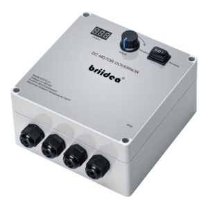 PWM Controller, DC 12-48V 35A Waterproof Motor Speed Controller with Forward-Brake-Reverse Switch, Adjustable Potentiometer and LED Display, Easy Assembly, Perfect for Trolling Boat Motor