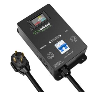 Automatic Power Switch for Dryer and EV, Fast Charge Your EV, NEMA 14-30P/14-30R/14-50R, 240V