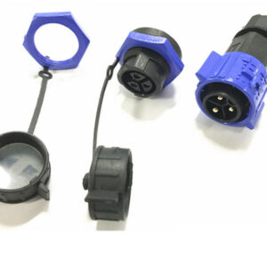 Plant growth light waterproof dustproof joint connector 3 core 20A input output line to board