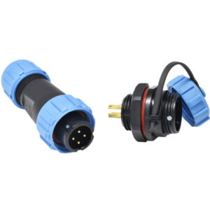 SP13IP68 waterproof plastic aviation plug socket switch connector 2-9 cores male and female sets